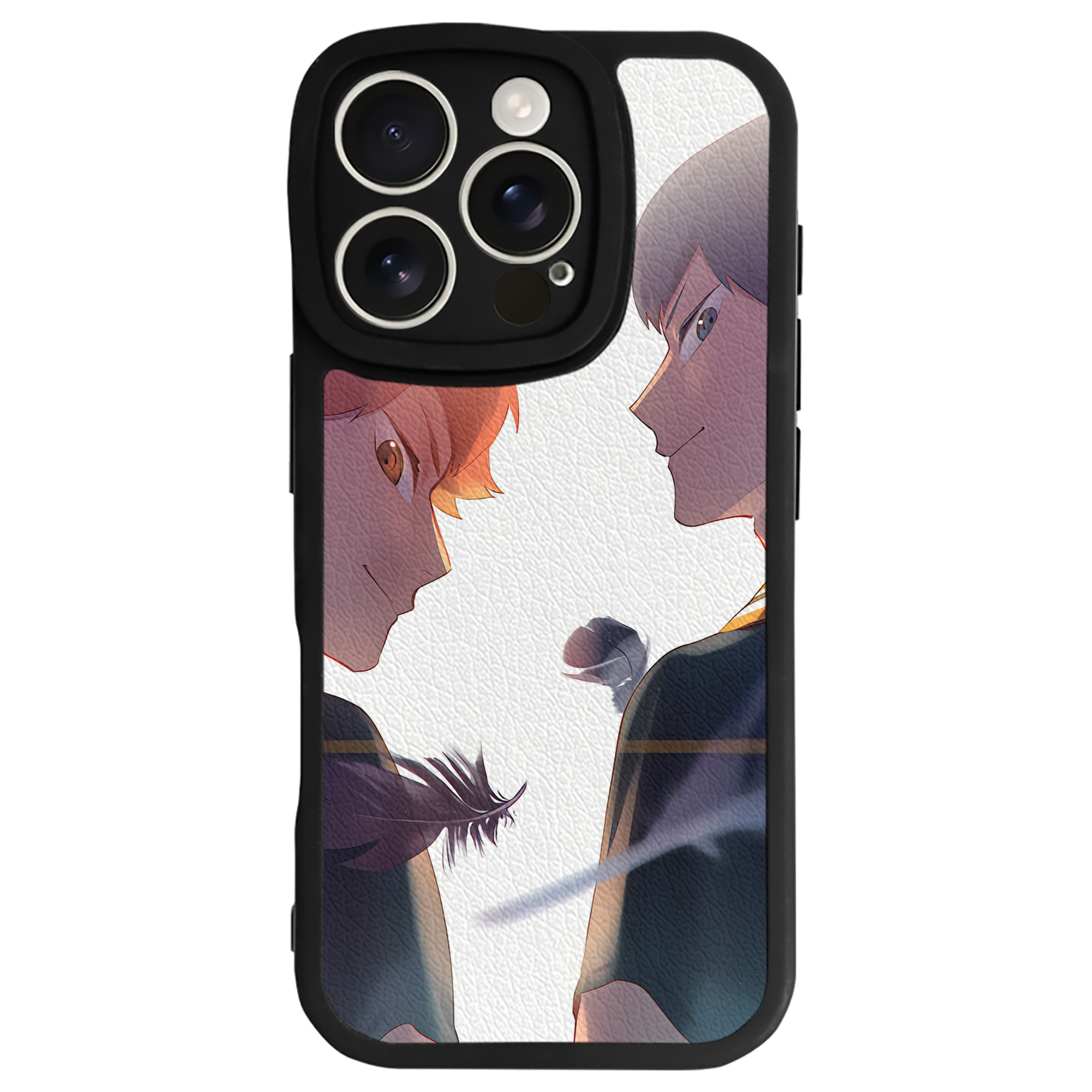（画像用） ハイキュー!! Haikyu!! 【iPhone 16シリーズ対応】シリコンスマホケース（レザー調） 材質：シリコン